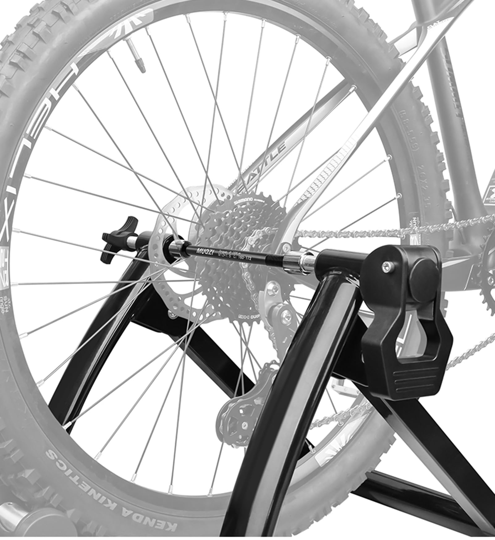 Trener rowerowy, wał osi przelotowej, wewnętrzny wał rury rowerowej do widelca, dźwignia szpikulca, akcesoria rowerowe do trenera mocowania tylnego koła