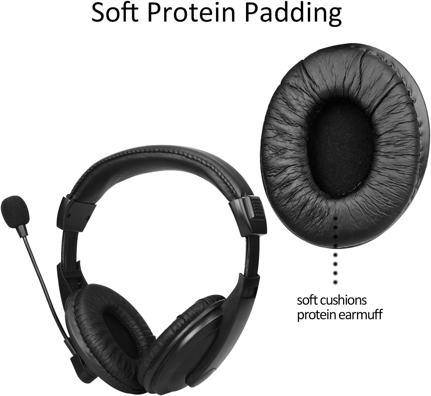 Retevis Walkie Talkie Earpiece Boom Mic 2 Pin Overhead Headphone with VOX PTT Headset Microphone for Baofeng UV-5R BF-888S Retevis H-777 RT22 RT21 Two Way Radio (1 Pack) : Electronics