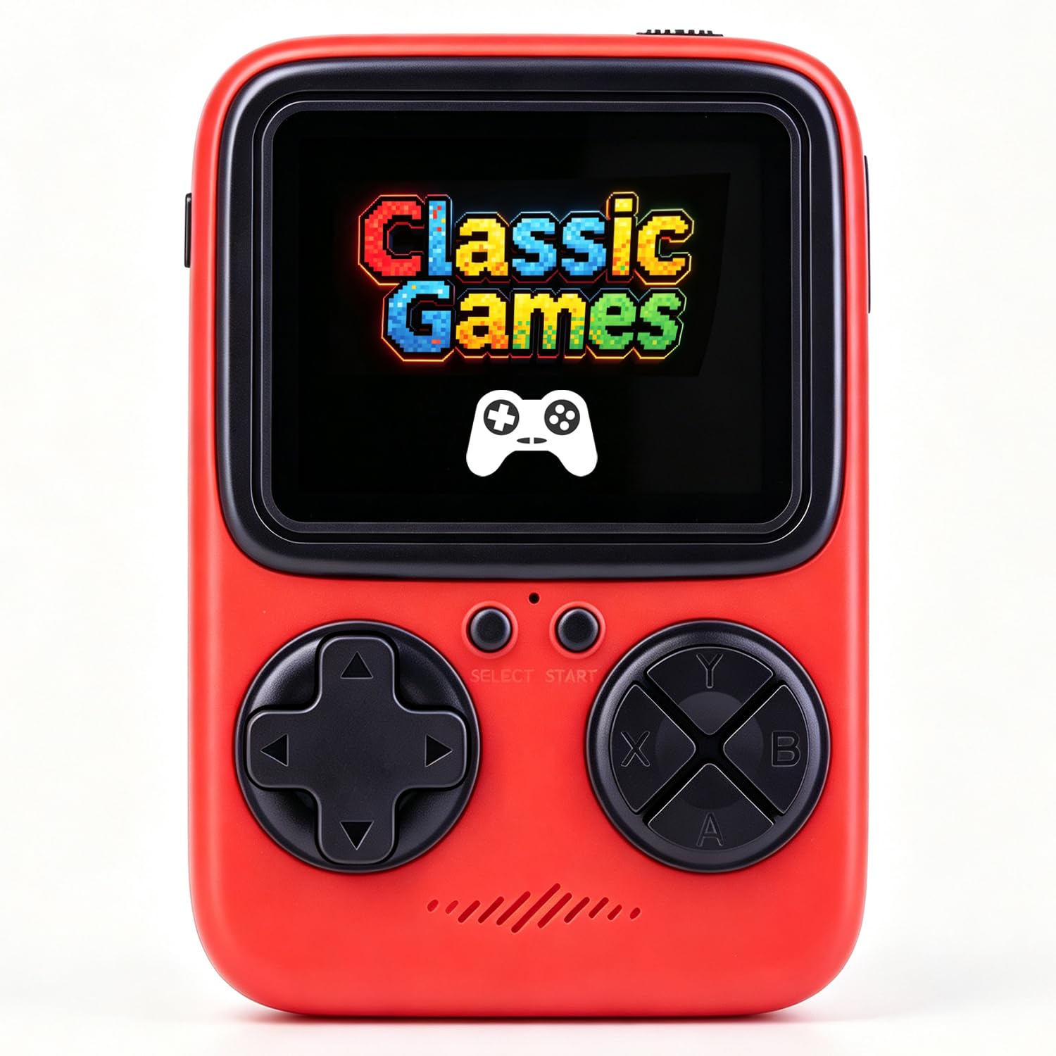Besosay Kids Handheld Games Consoles with 289 Classic Video Games, 2.8" Color Screen, Rechargeable Battery, Electric Game Conosle for Boys Girls (Red)