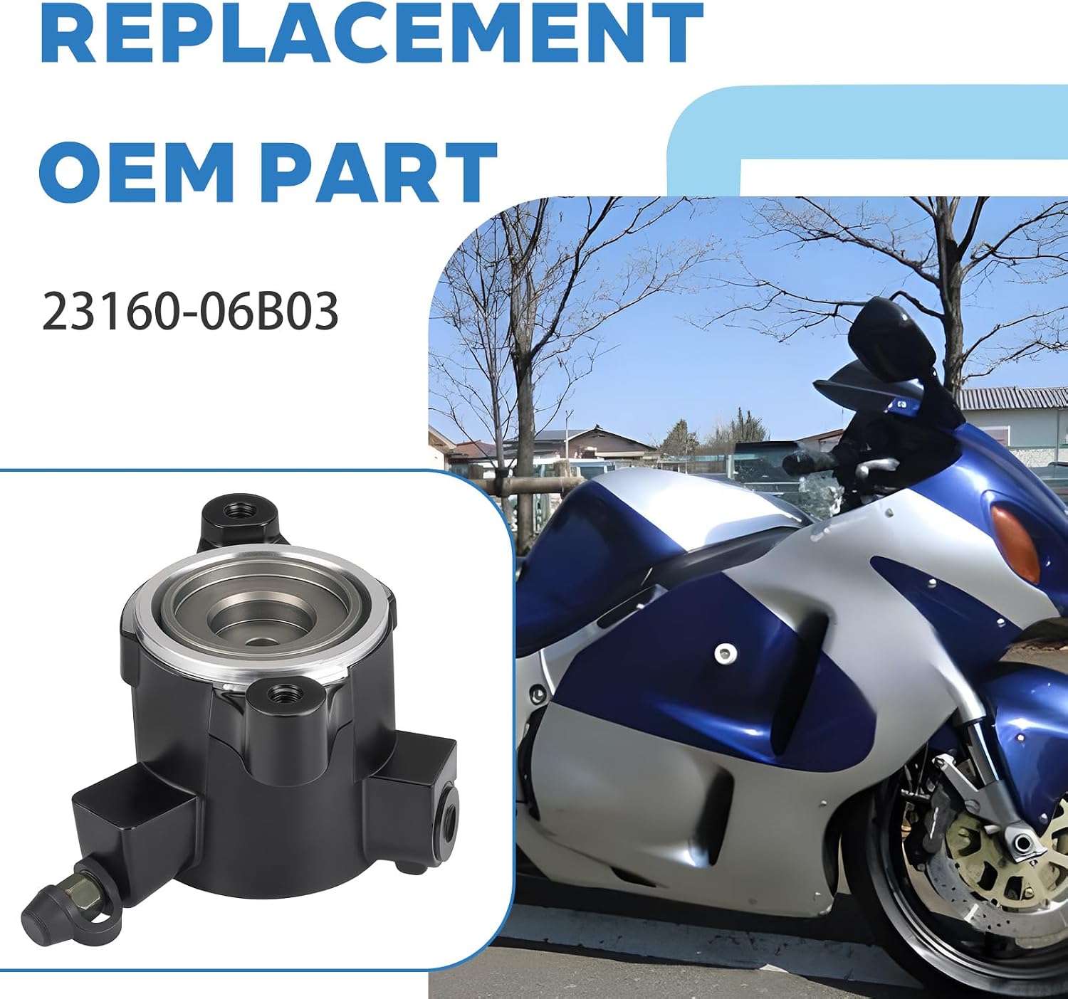 23160-06B03 Clutch Release Slave Cylinder For Suzuki 1986-2003 GSX-R1100 GSX-R1300R RZ GSF1200S RF900