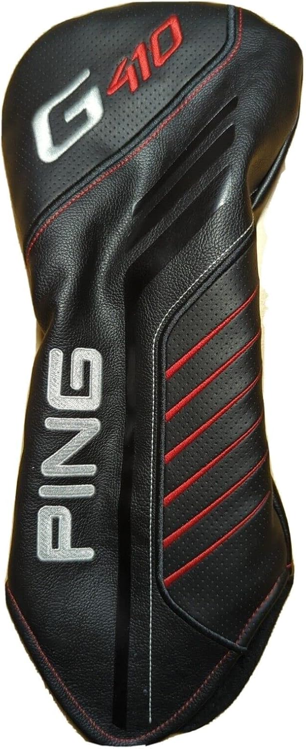 New PING G410 Black Leather Cover Driver Headcover