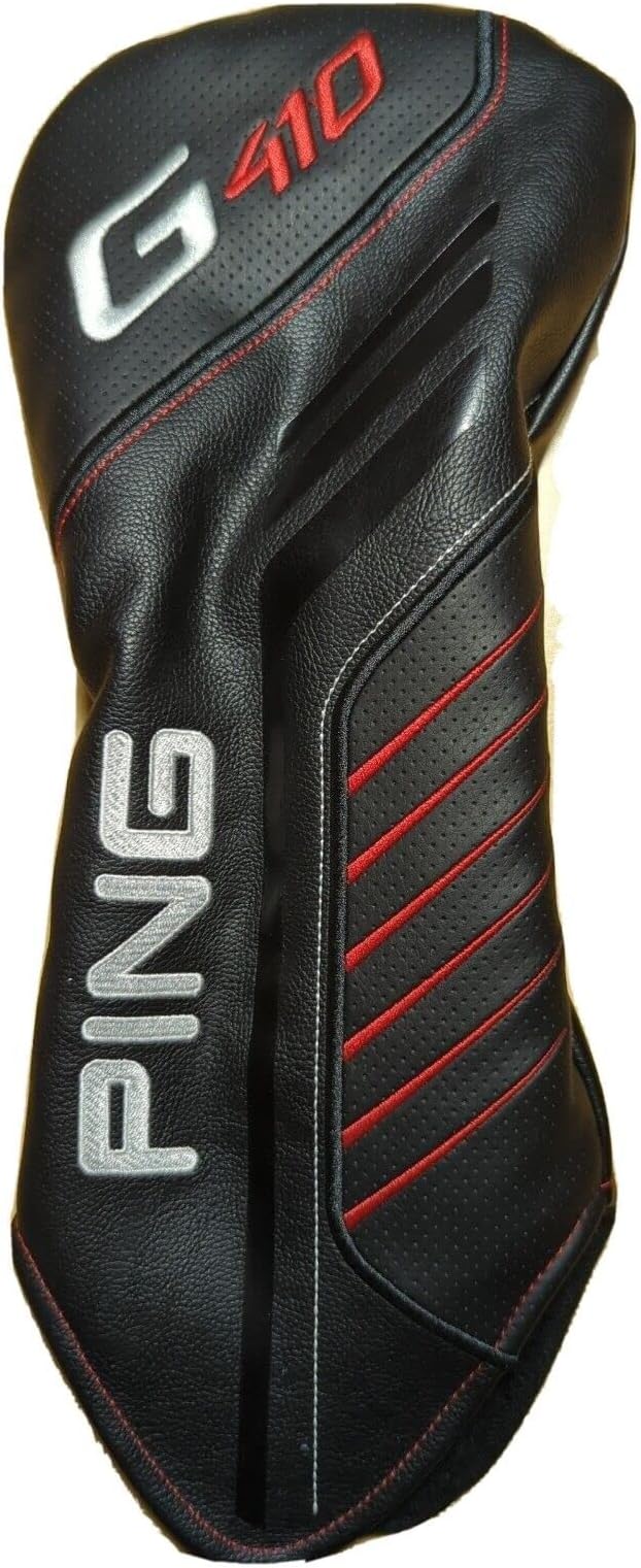 New PING G410 Black Leather Cover Driver Headcover