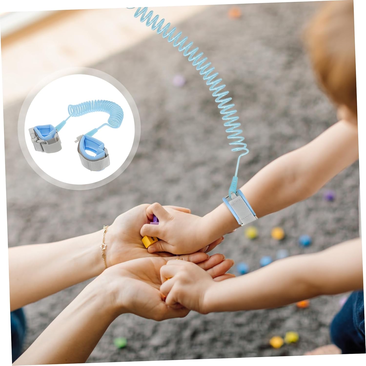 Toddmomy Anti-Lost Safety Wristband for Toddlers Kid Traction Belt Leash Infant Walking Harness Adjustable Safety Rope for Outdoor Use Suitable for Children