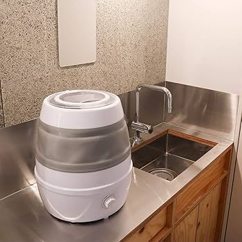 Amazon.co.jp: THANKO 収納できる小さい洗濯機「折りたたみ洗濯機