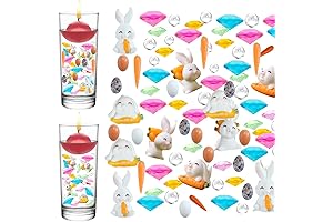 12030 PCS Easter Vase Filler Decor, Floating Red & Blue Easter Pearls,...