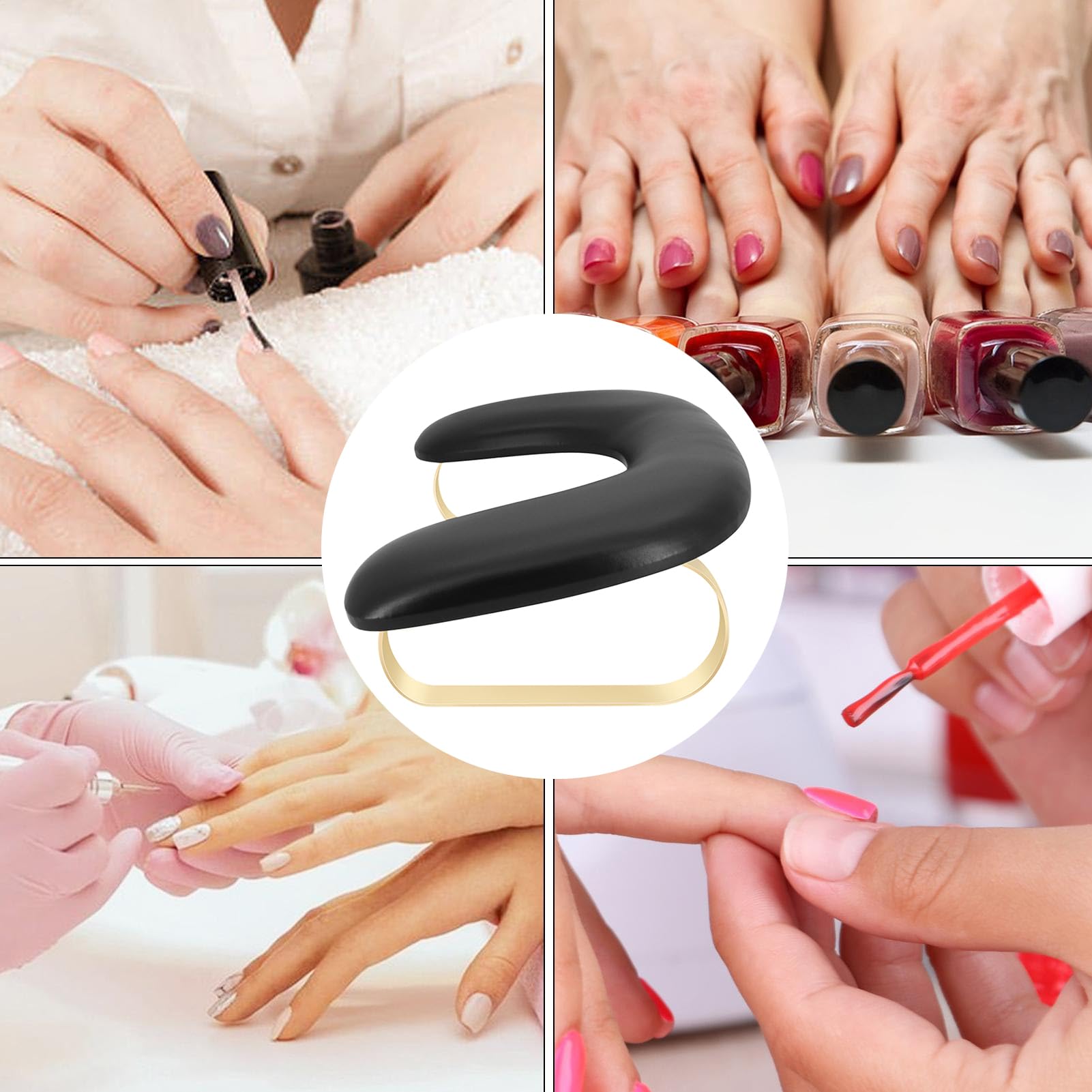 Nagelarmstütze Für Nageldesigner Abnehmbare Polsterauflage Nagel-Handkissen | Handauflage Ständer Maniküre Pediküre Salon Spa Handpflege Schreibtischzubehör Beauty-Zubehör E