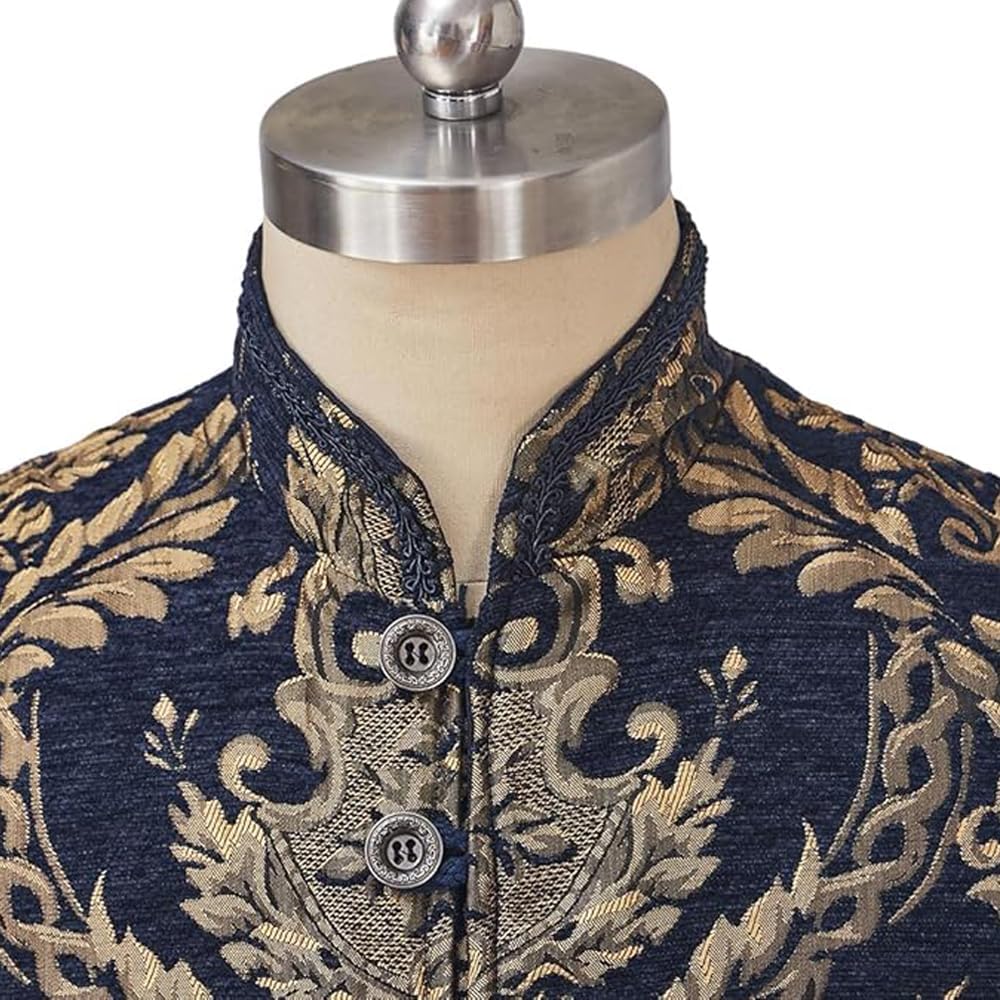 Mens Tudor Doublet Vest Victorian Medieval Renaissance Tudor Prince King Costume Ren Faire Jerkin Vest Waistcoat