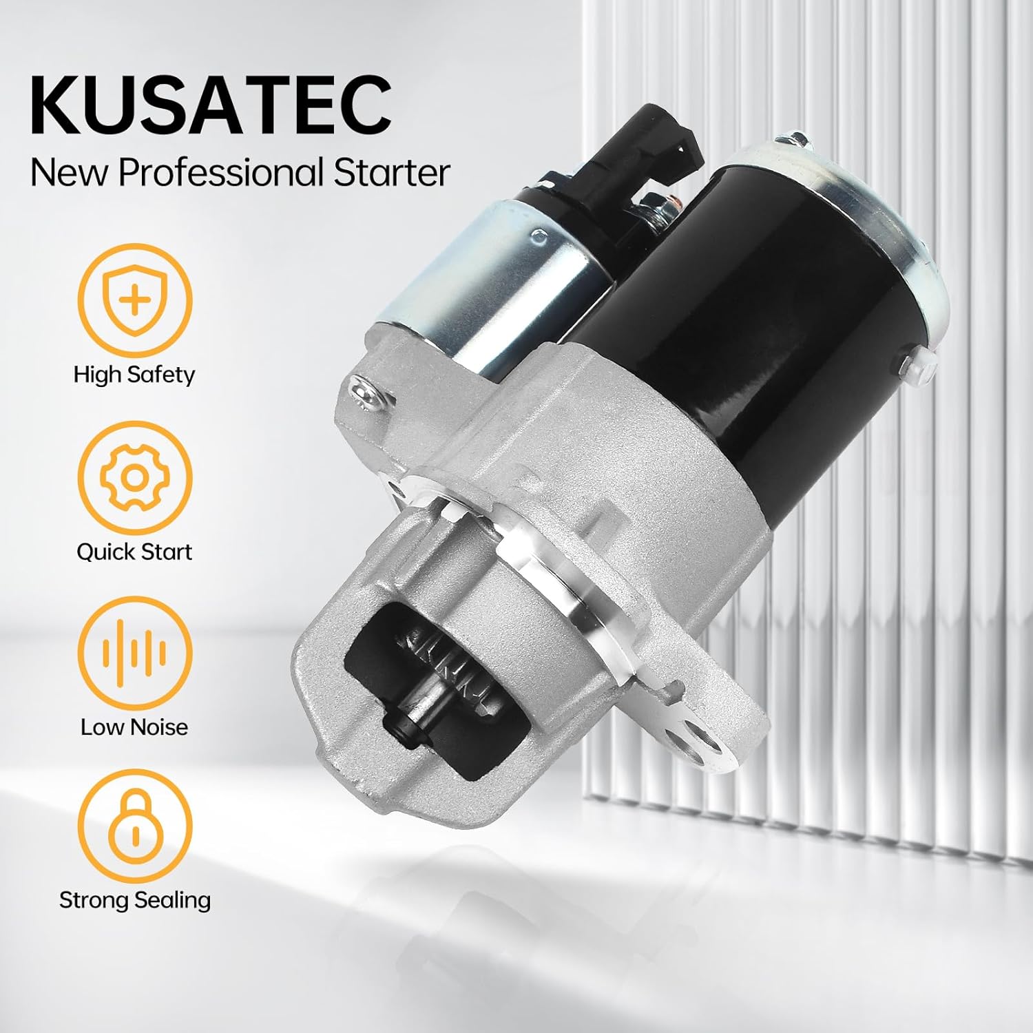 KUSATEC 17986 New Starter for 2006-2017 Buick Allure Enclave, Cadillac SRX STS XTS, Chevy Captiva Impala Malibu, GMC Acadia, Pontiac G6 Torrent, Saturn Aura Vue, Suzuki XL-7;V6 3.0 3.6L;31100-78J00