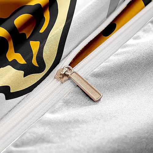 Miniatura 3 de Gudetama - Juego de ropa de cama de 3 piezas con estampado digital tridimensional 3D, funda de edredón para niños, fácil cuidado y sensación suave