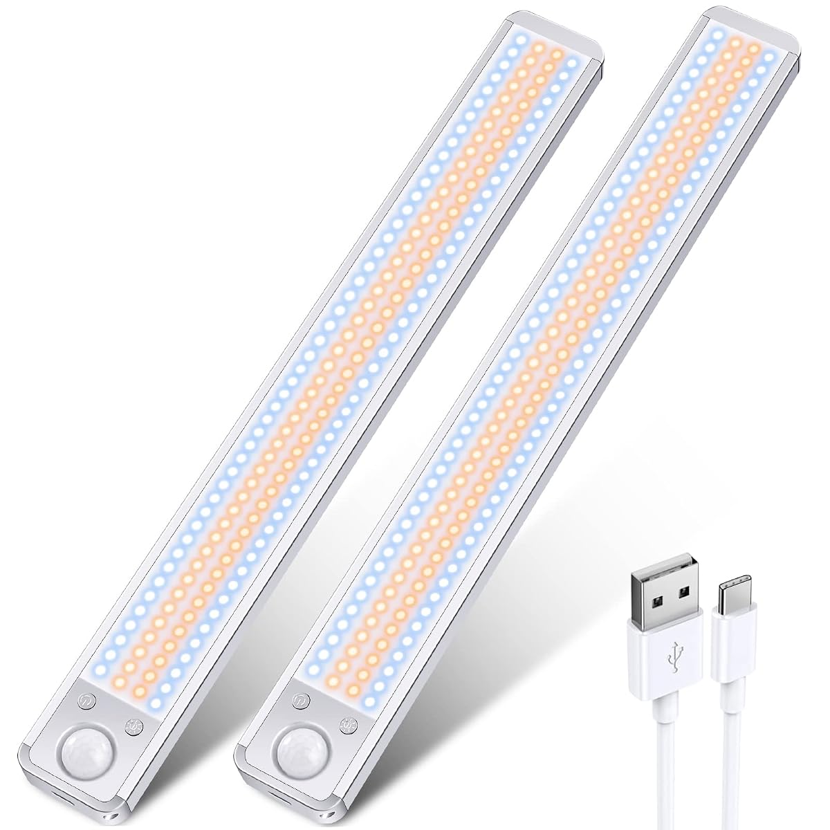 Under Cabinet Lights Rechargeable Under Counter Lights For Kitchen, 188 Led