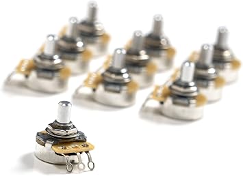 CTS Pot, 250k Audio, Solid Shaft 10 Pack