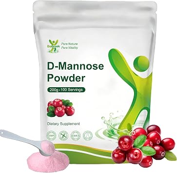 D Mannose Powder with Cranberry 2g Support Urinary System Health