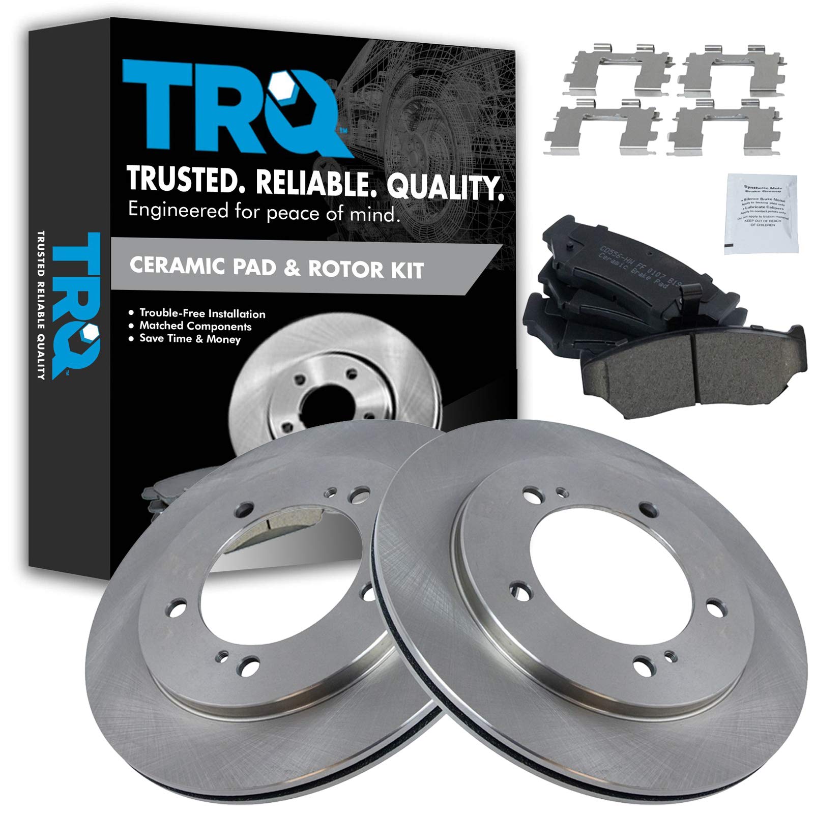 Front Posi Ceramic Disc Brake Pad & Rotor Kit Set for Tracker Vitara