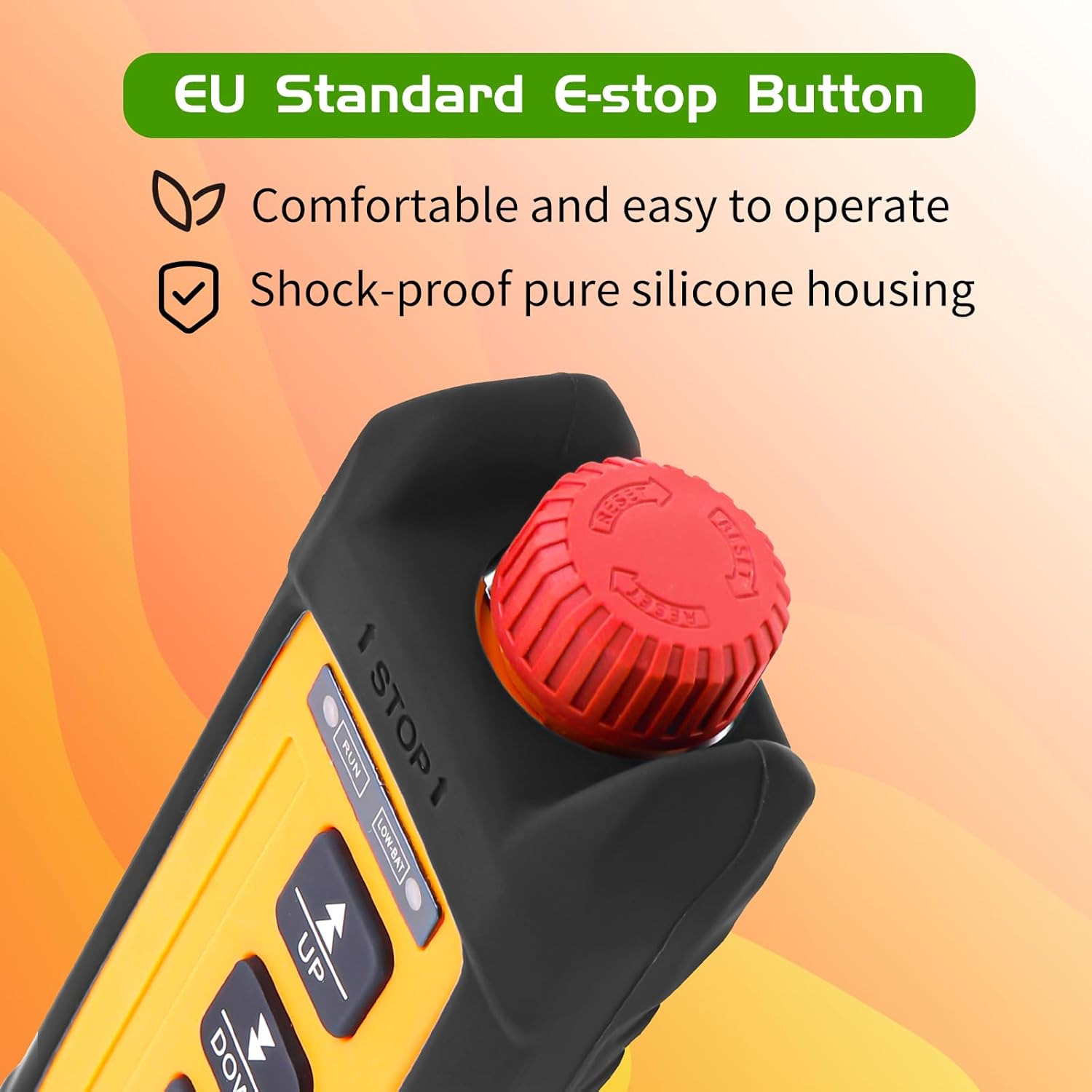 Hoist Crane Wireless Remote Control 4 Channel Button Mini Industrial Radio Controller for Overhead Crane