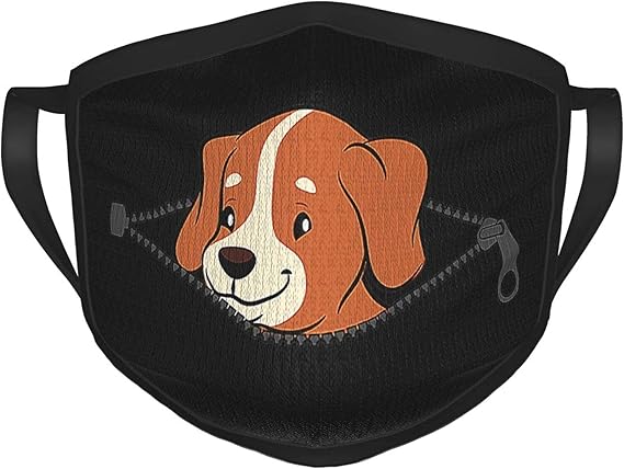 Amazon Co Jp かわいい犬 フェイスマスクかわいい犬屋外バンダナ洗える再利用可能な防塵マスク大人用バラクラバ2個 サイズ M ホビー