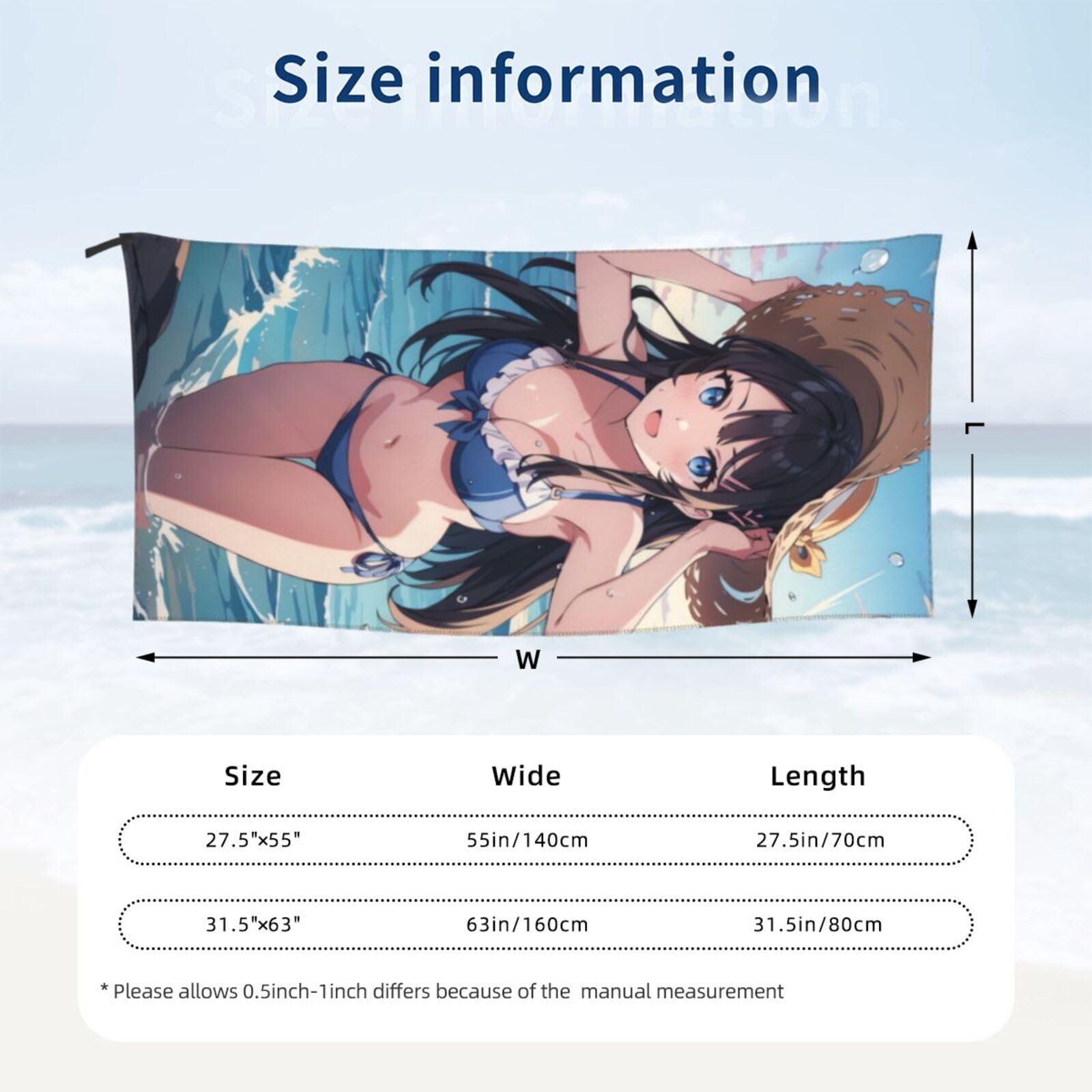 Amazon.co.jp: タオル バスタオル 青春ブタ野郎 桜島麻衣 パレオ