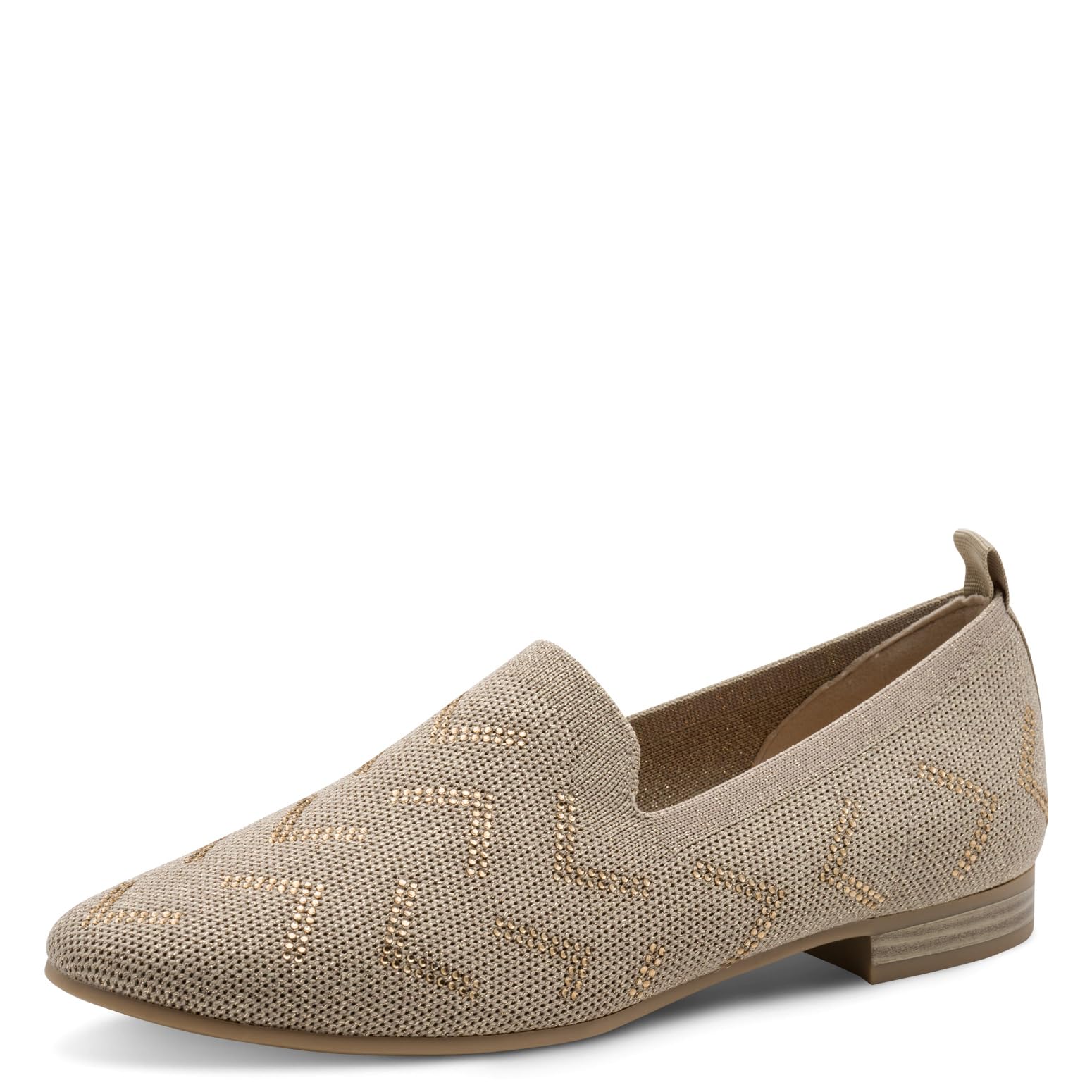Marco Tozzi Damen Slipper mit Blockabsatz Runde Spitze