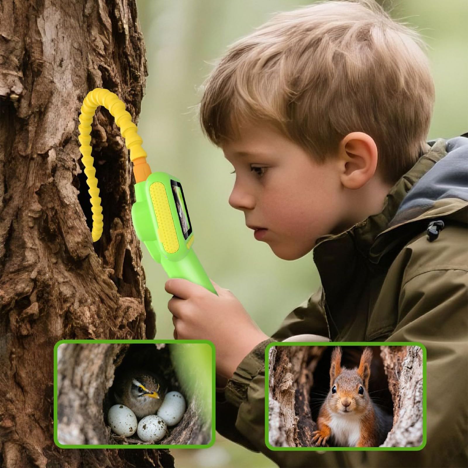 Giocattolo scientifico educativo per bambini con display da 2, 8 pollici e luci LED regolabili ABS per esplorazione all ' aperto Giocattolo
