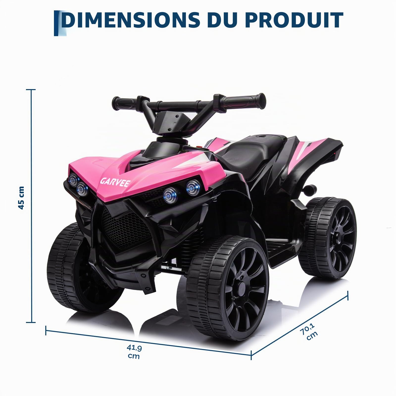 Quad Électrique Enfant 6V, Voiture Enfant ATV,pour Les Enfants De 3 à 8 Ans