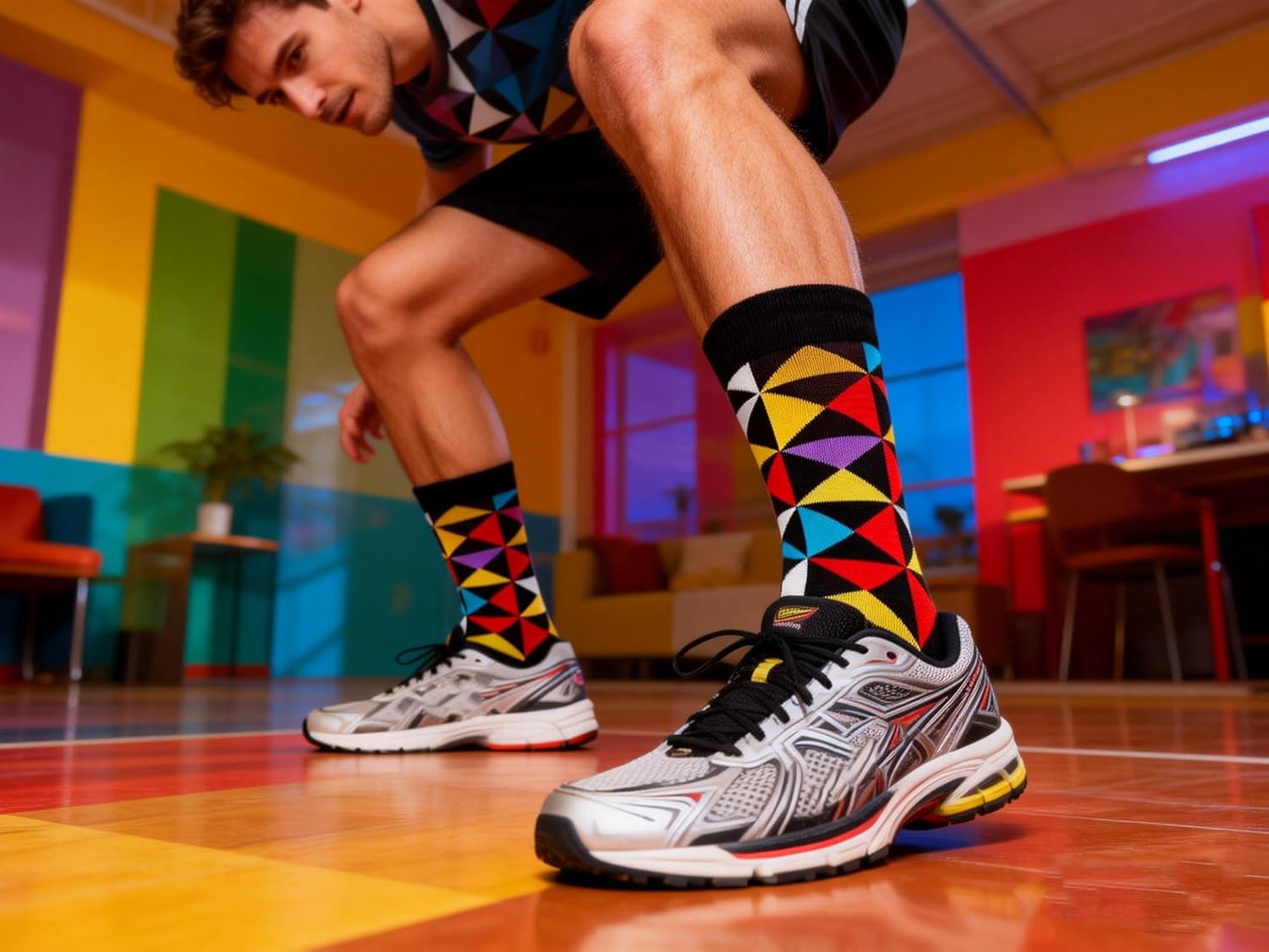 Funny Novelty Socks for Men Women Fun Crazy Gift Colorful Funky Cool Graphic Silly Dress Socks Fancy Comfy Casual - Image 6