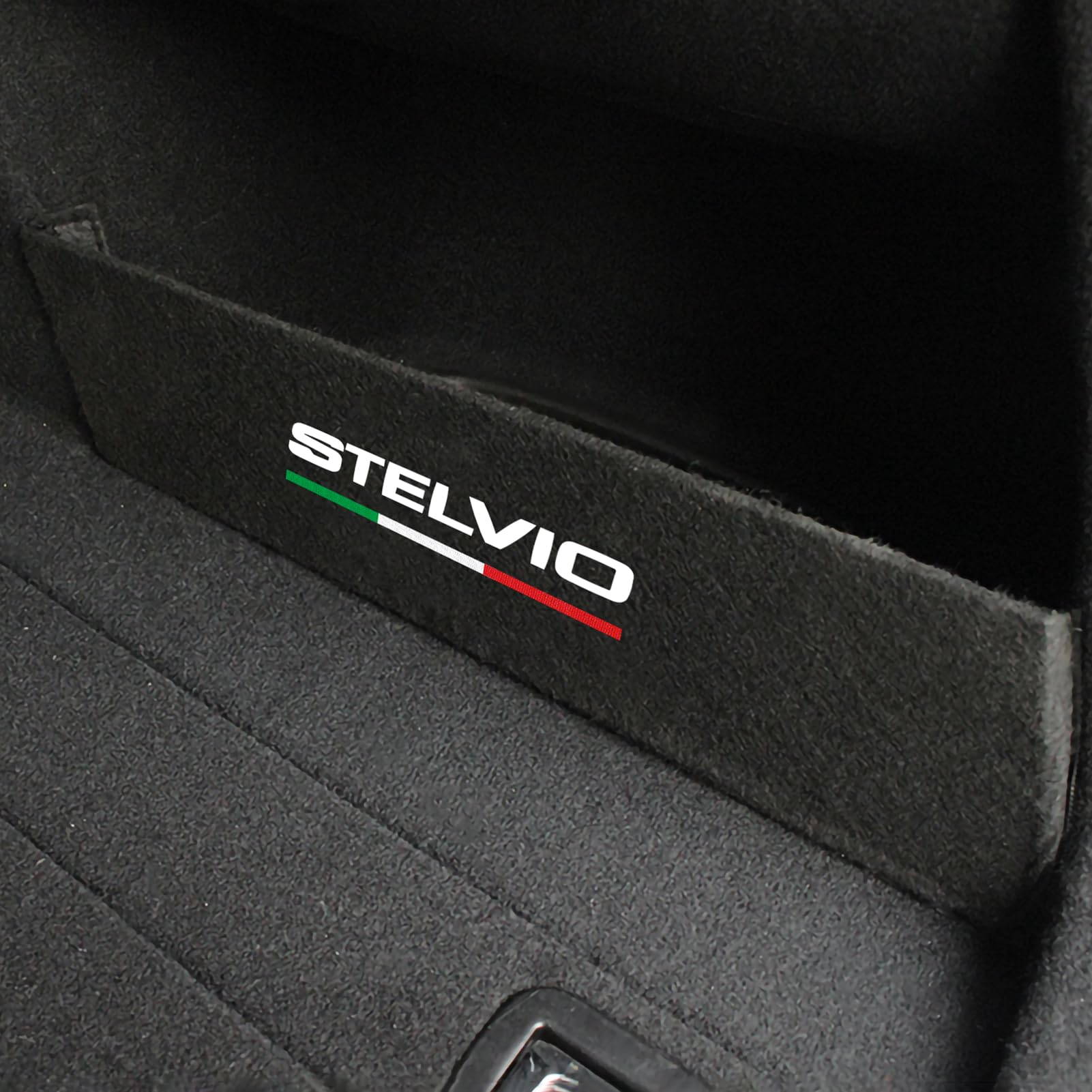 1 organiseur de coffre de voiture compatible avec accessoires Alfa Romeo Stelvio 2017 2018 2019 2020 2021 2022 2023 2024