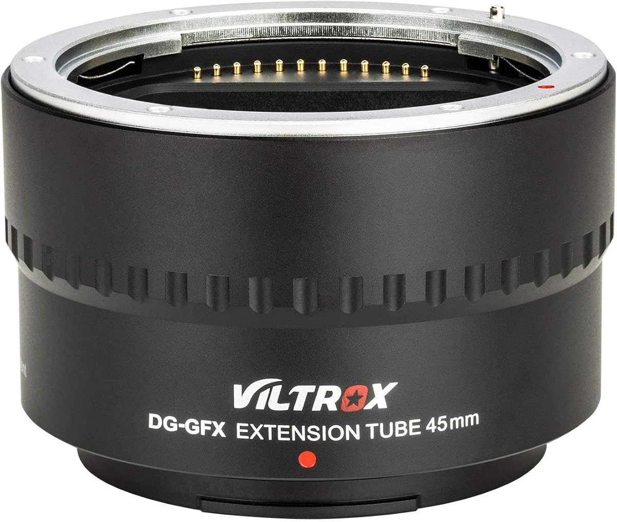 DG-GFX Adaptador de Lente de Tubo de extensión Macro de Enfoque automático de 45 mm Compatible con TTL/AF Compatible con cámara FUJIFILM GFX100, GFX 50S, GFX 50R a Lente Fuji con Montura G