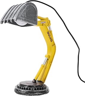 Gadpiparty Excavator Shape Lamp: Excavator Desk Lamp for Kids Room Minim...
