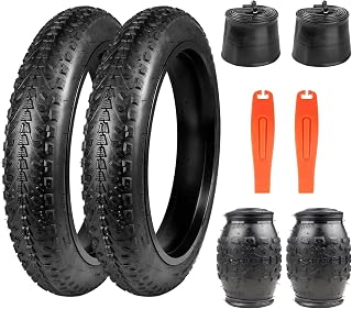 ZUKKA 16/20/24/26x3.0 Zoll E-Bike Reifen mit Schläuche Heavy Duty | für Folding Bead Tire Elektrofahrrad Reifen Kompatibel Wide Mountain Snow Bicycle