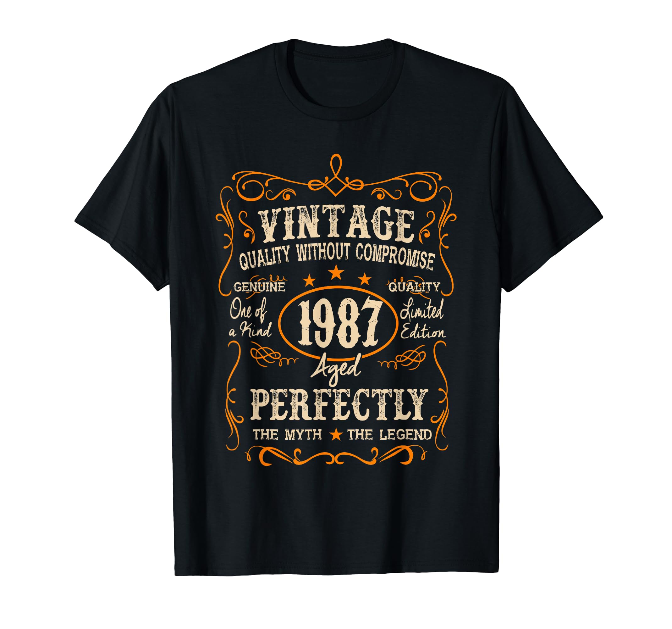 Vintage 1987 37th Birthday Gifts 37 Year Old For Men Women T-Shirt