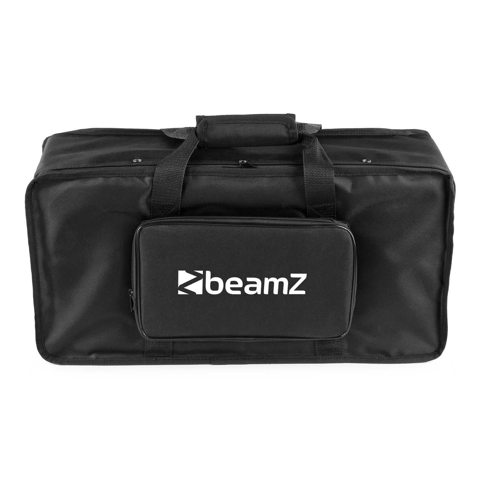 BeamZ AC420 Valise Souple pour 8 Projecteurs par LED RGBW BBP44 - Noir, Pratique et Résistante, 8 Compartiments Individuels pour Une Meilleure Protection, Idéal pour Le Transport de Vos Projecteurs