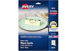 Avery Printable Place Cards: Elevate Your Table Setting