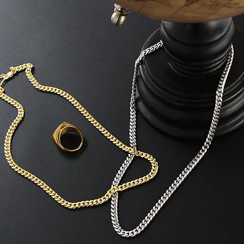 Miniatura 6 de Cadena De Oro Para Hombre 18k Original - Cadenas De Plata 925 Para Hombre, Cadenas Para Hombres De Oro 14k, Cadenas De Plata Para Hombre, Cadenas De