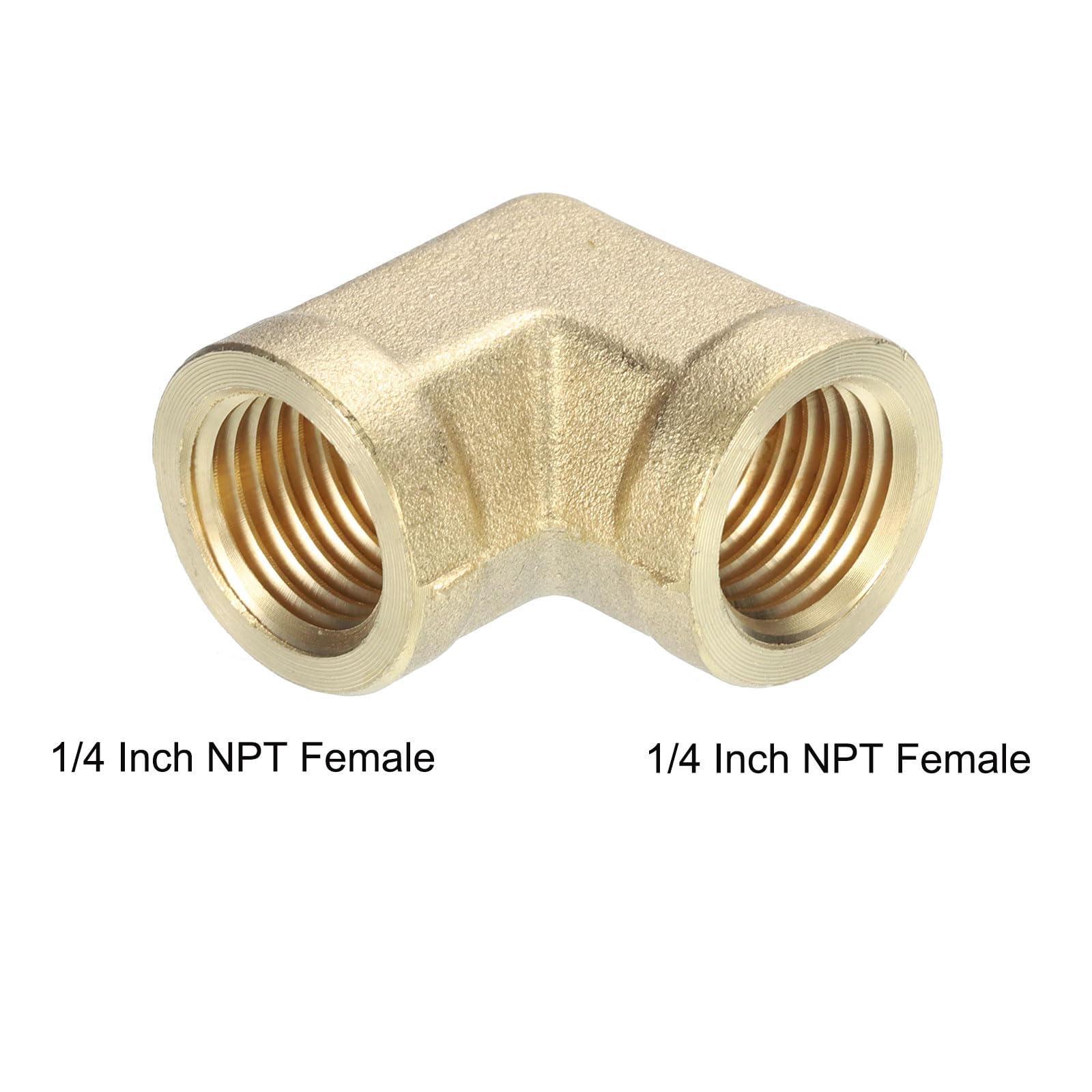 Barb Fitting Solid Brass - 1/4 Hose ID X 1/8 Male NPT Thread For Air, Fuel, Water Air Fuel Water Brass Fitting
