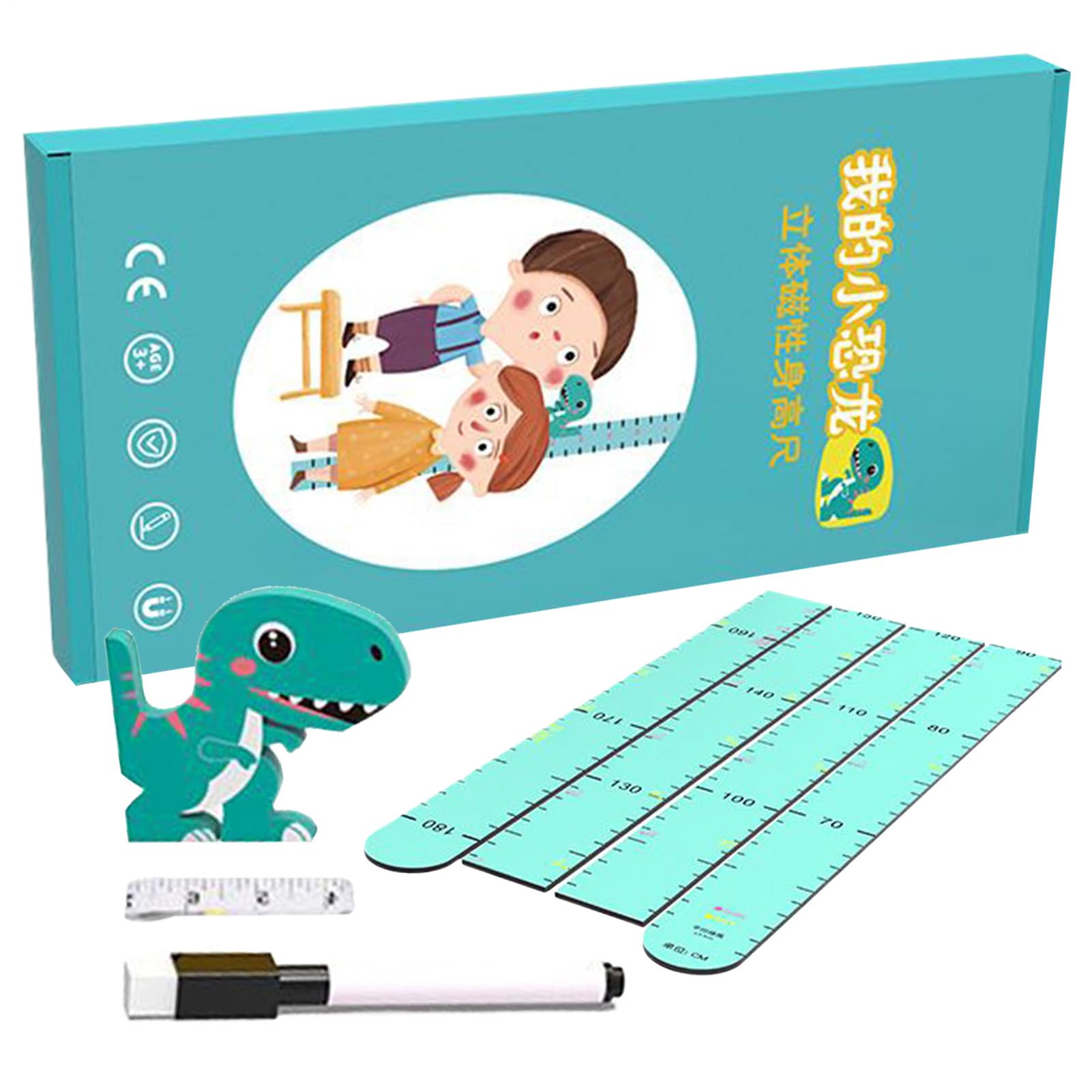 Height Chart for Kids Cute Magnetic Removable Wall Ruler