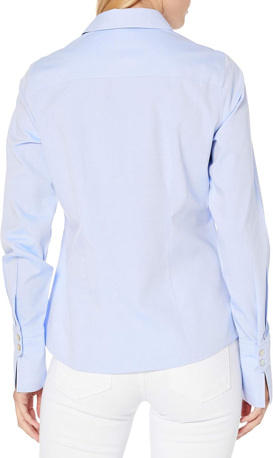 Foxcroft Women's Long Sleeve Lauren Essential Non Iron Shirt at  Women’s Clothing store