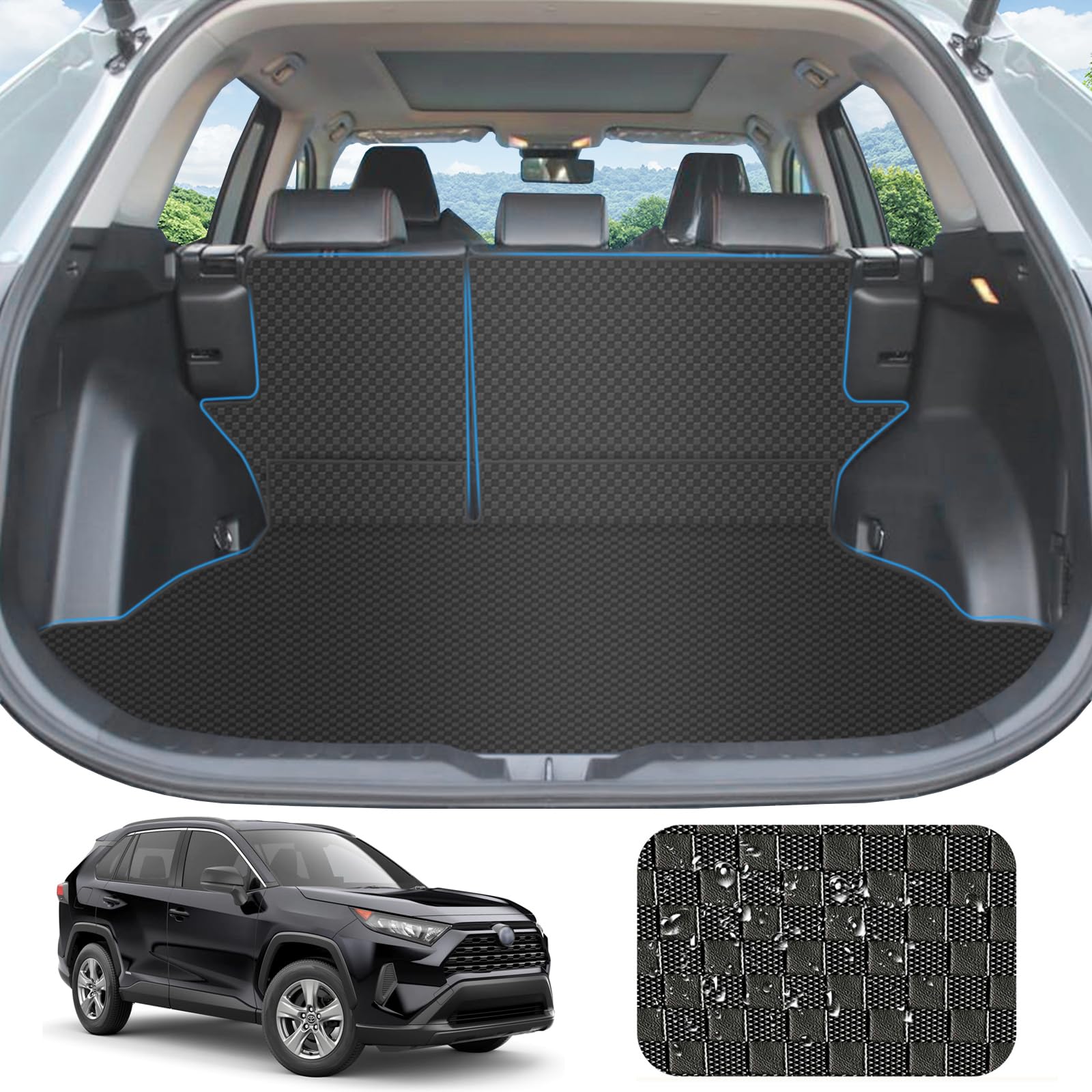 Amazon.co.jp: YORKNEIC 新型 RAV4 ラゲッジマット 50系 2019年～現行