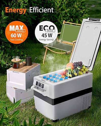 Miniatura 7 de Refrigerador portátil para automóvil de 12 V, enfriador eléctrico de 48 cuartos (45L) con CACC para camión, furgoneta, caravana, cámper, SUV,