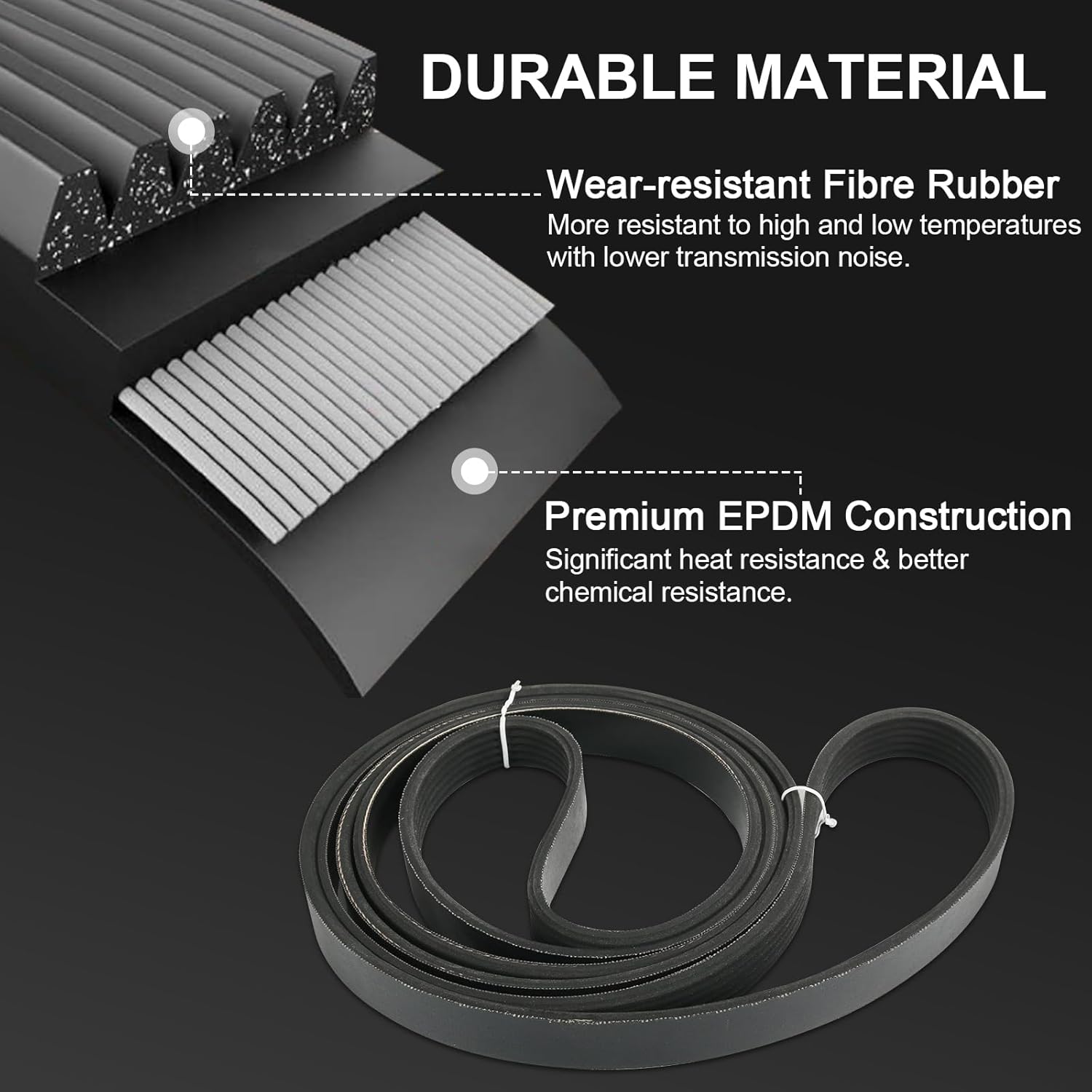 90K-38274A Serpentine Belt Drive Component Kit Compatible with Expedition 09-14 Explorer 06-10 Lobo 09-10 F-150 / Navigator 10-14 Mountaineer 06-10 Replaces ACK061025 DBK061025B