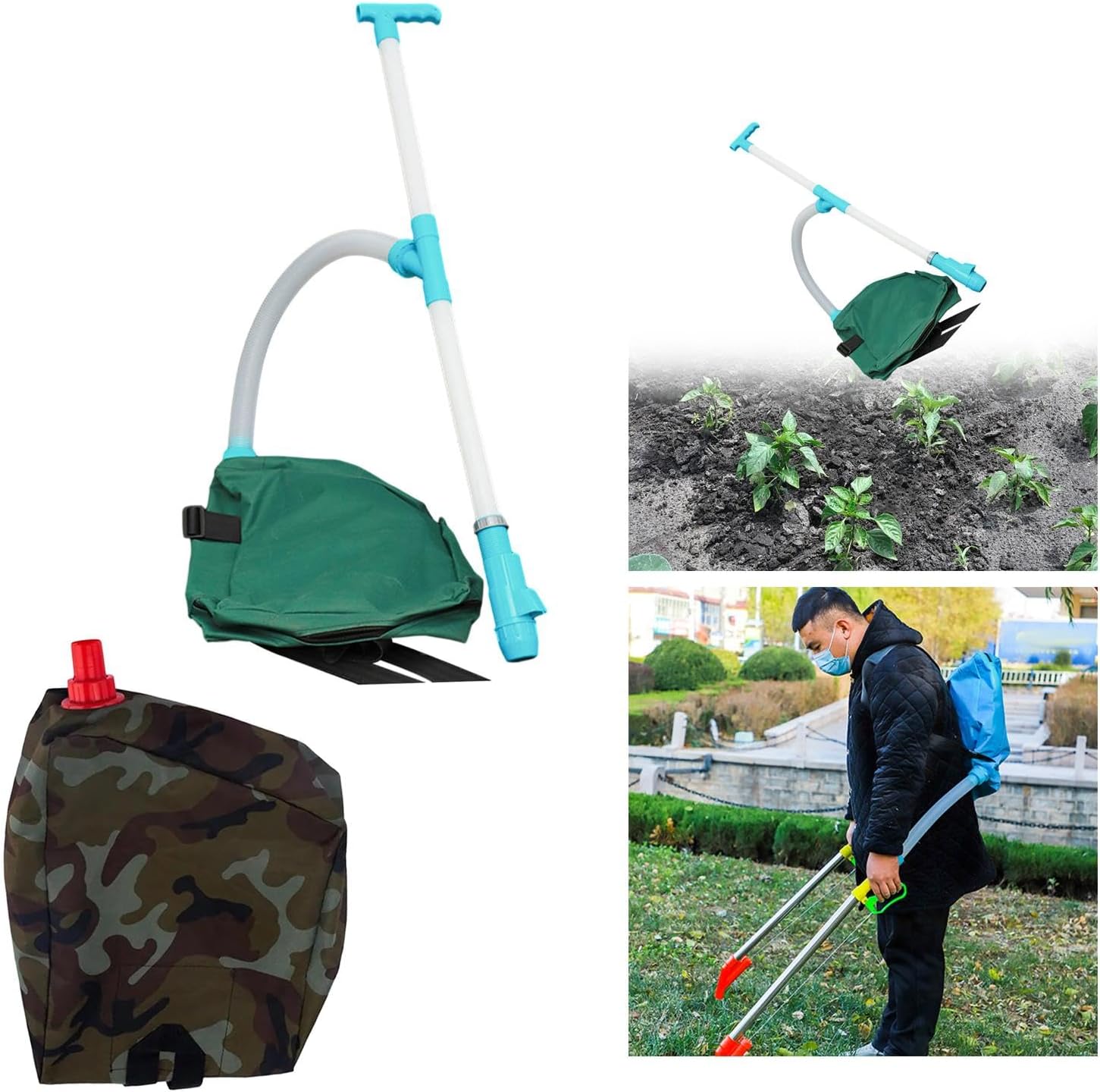 Manure Spreader Manure for Outdoor for Garden Vegetables Lawn PVC/782