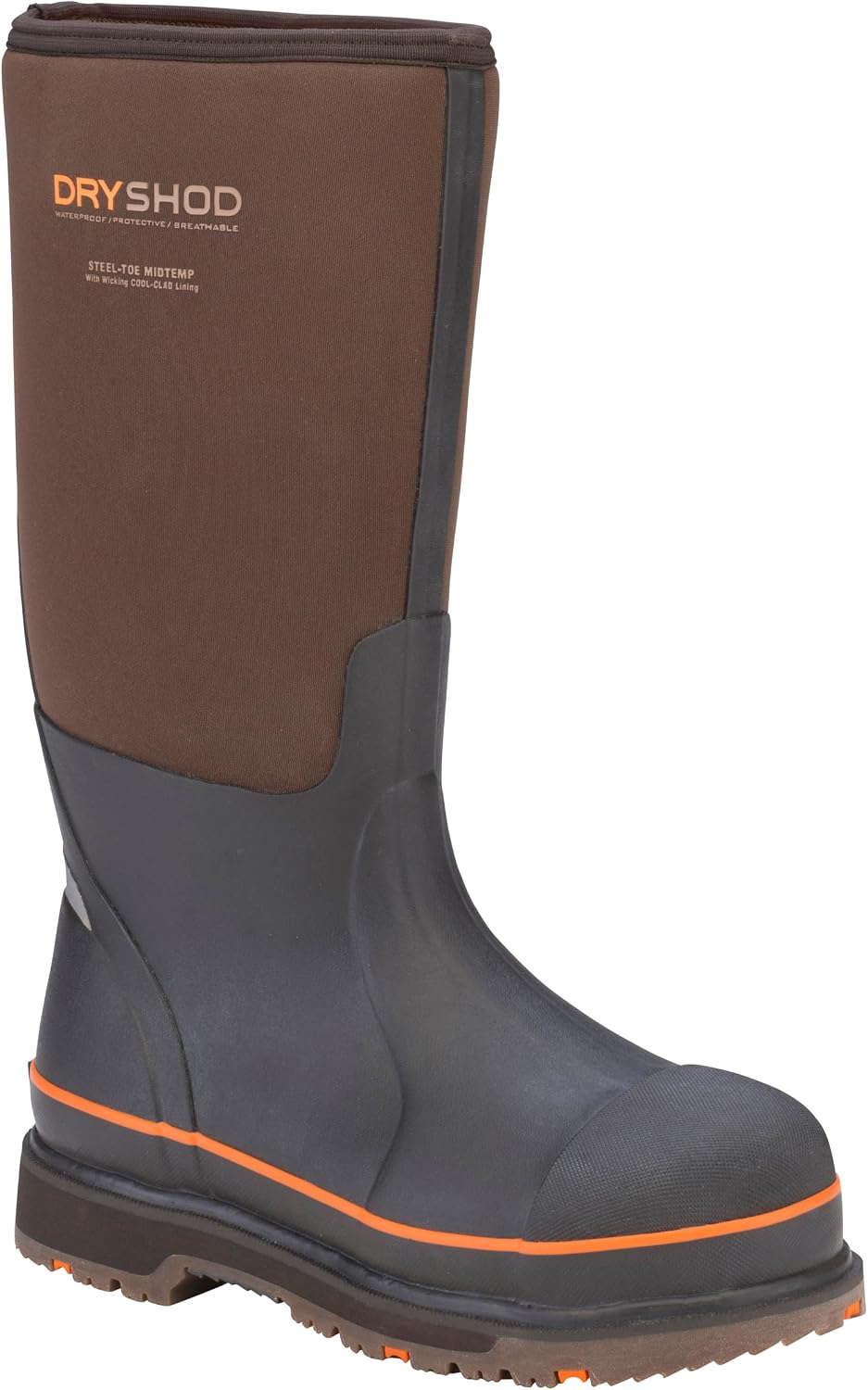 Dryshod Mens Wixit Cool-Clad Waterproof Steel Toe Work Safety Boots