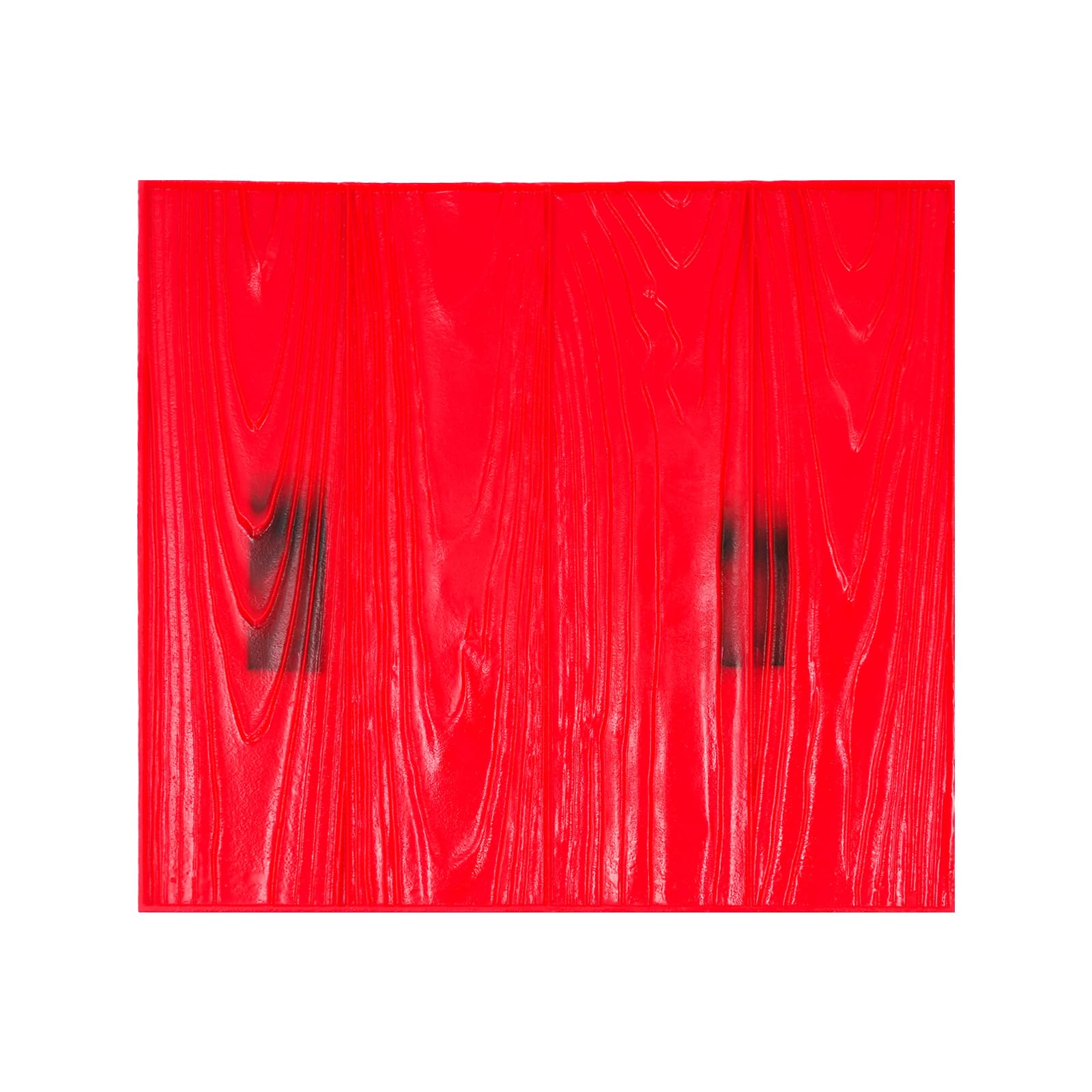 Tapis de tampon en polyuréthane - 40 × 40 × 2 cm - En forme de béton - Réutilisable - Pour allée, terrasse, trottoir, bricolage - Aspect bois