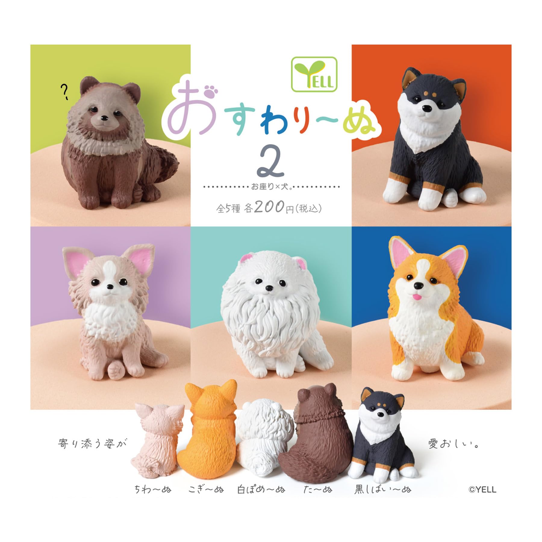 Amazon | おすわりーぬ 2【全5種セット】おすわり犬【フルコンプ