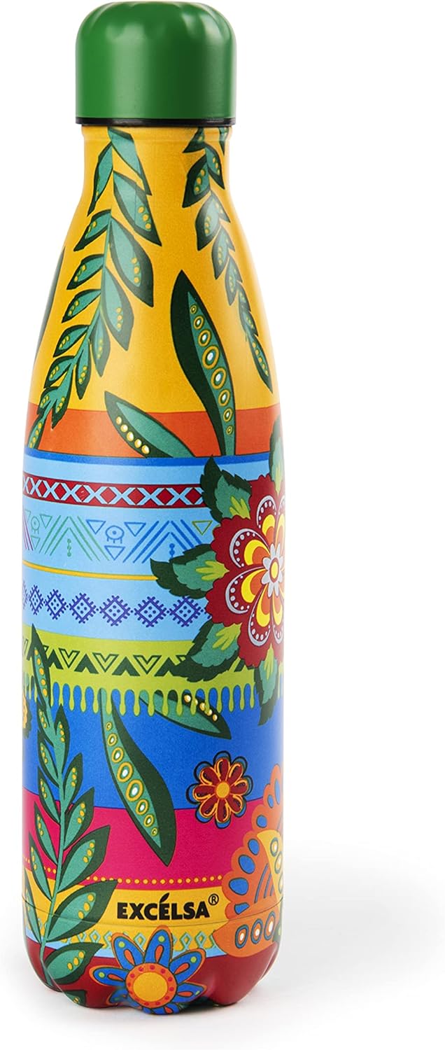 Excelsa Gipsy 18/10 Stainless Steel Double Wall Vacuum Flask 500ml