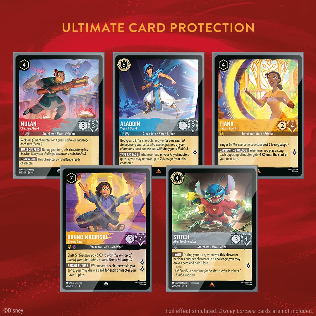 Amazon.com: Ravensburger Disney Lorcana TCG Card Sleeves Featuring Tinker  Bell - Giant Fairy | 65 Protective Sleeves for TCG Decks