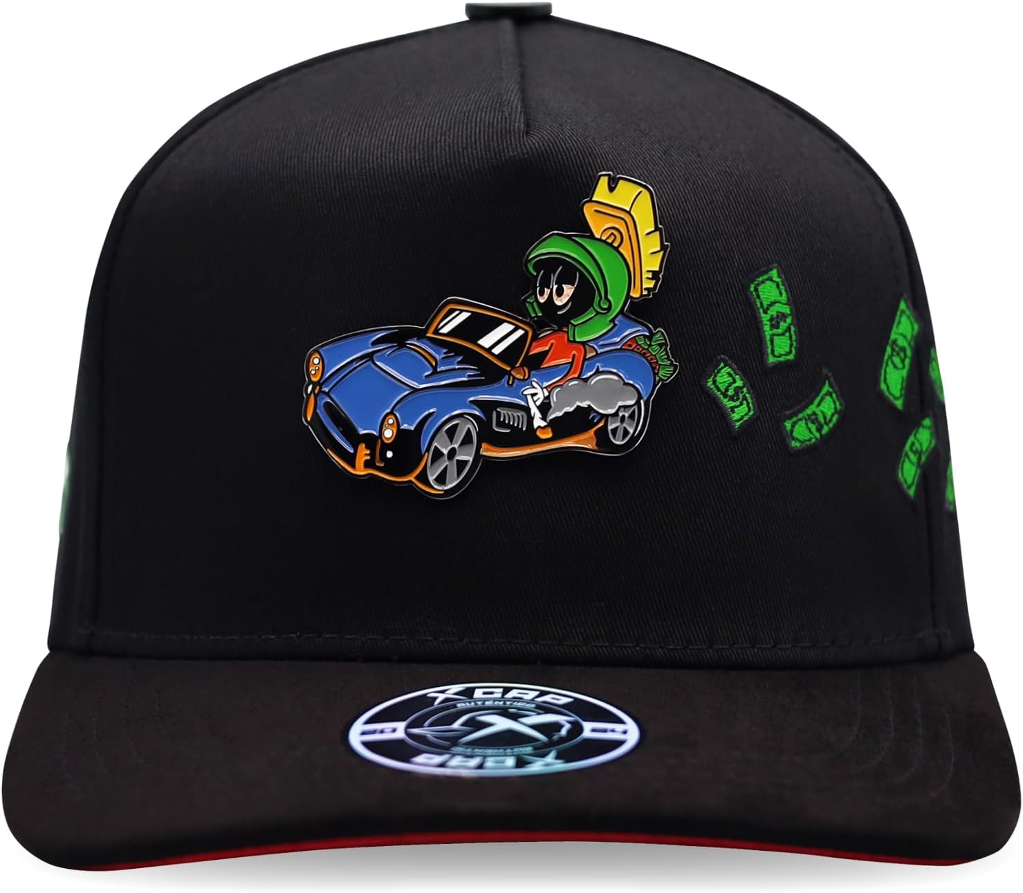XCAP Hat Marvin Money Black Baseball Cap - Premium Hat for Men and Women, Ball Caps for Men for Any Occasion, Marvin Money Trucker Hat, Gorra para Hombre Ajustable