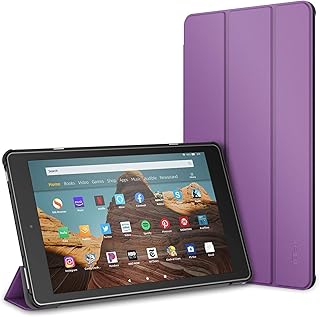JETech Case for Amazon Fire HD 10 Tablet 10.1" (7th / 9th Generation, 2017 Release / 2019 Release, NOT FOR 11th / 5th Generation, 2021 Release / 2015 Release) Smart Cover with Auto Sleep/Wake (Purple)
