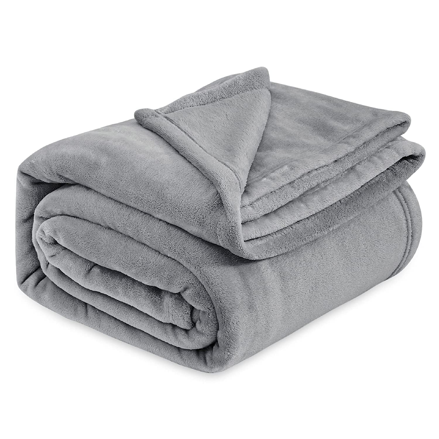 VAS COLLECTIONS Premium Plush Summer Single Bed Dohar/AC Blanket | 200 GSM Reversible Lightweight Cozy Soft for Bed, Sofa, Couch, Travel & Camping| 225x150 cm - Grey 503