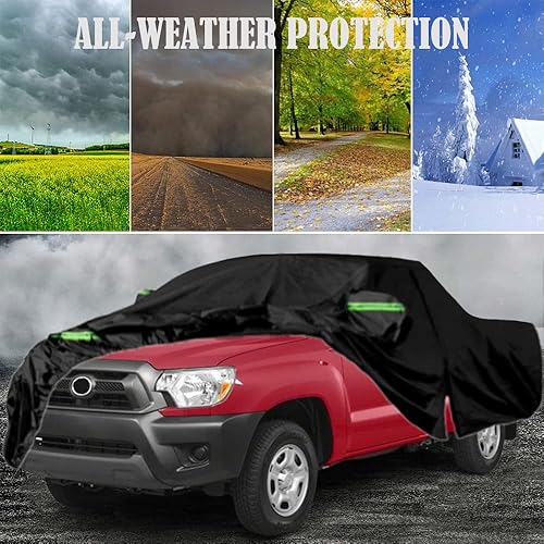 Miniatura 10 de Qnmittry Fundas impermeables para automóvil compatibles con Nissan X-Trail 2010-2023, cubierta de automóvil para todo tipo de clima, con puerta con