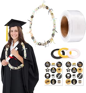 Harsever Graduation Candy Lei Making Kit - Yellow Tubing & Supplies For DIY Graduation Necklaces - View #4