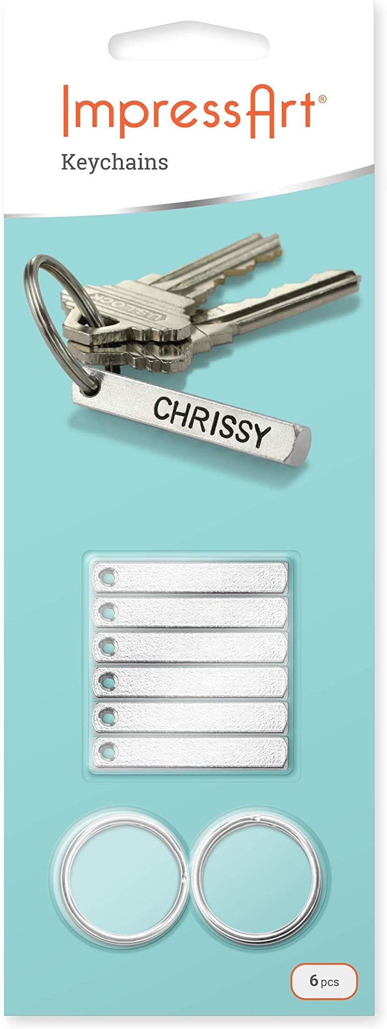 ImpressArt Keychain Metal Stamping Blanks Kit